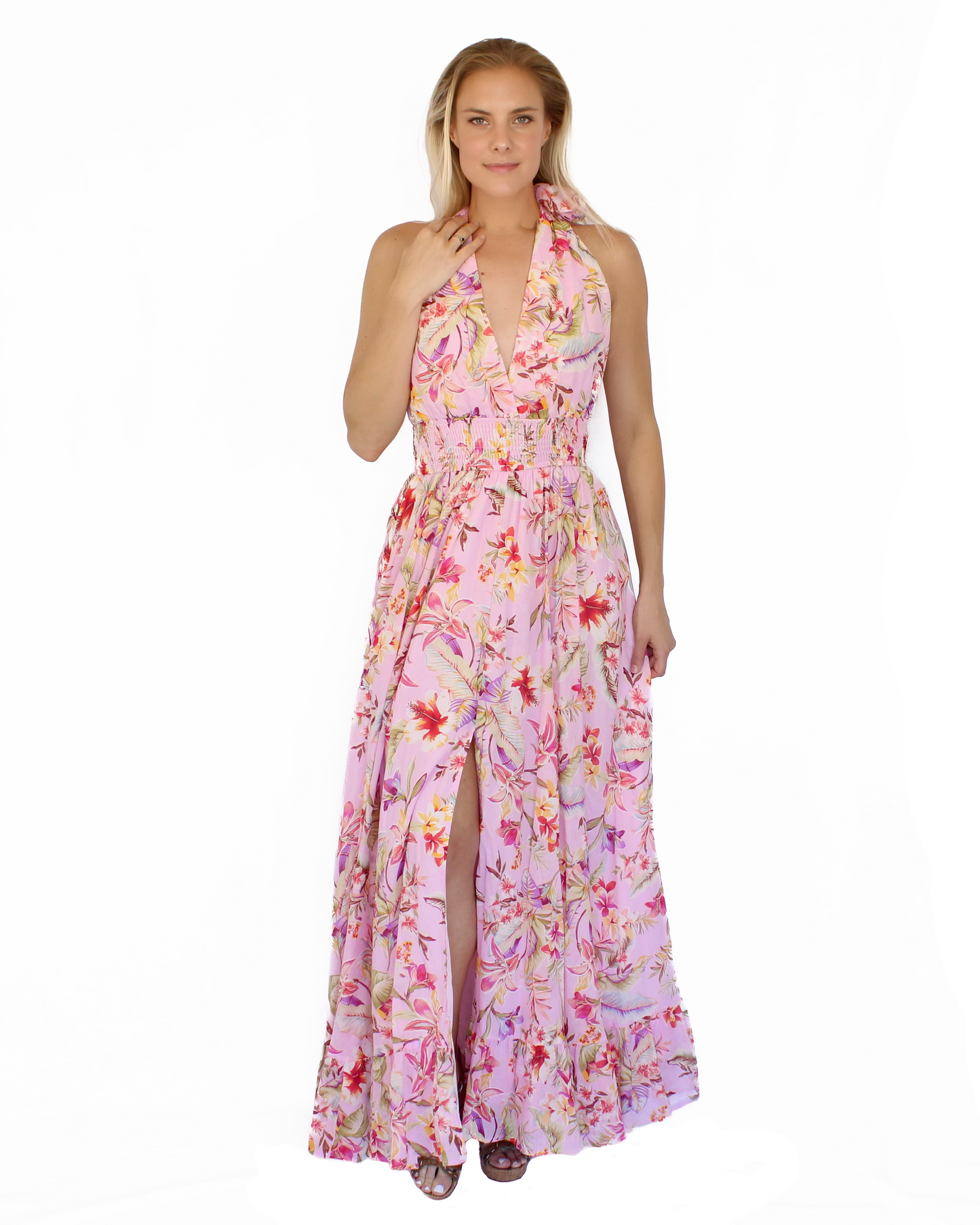 Floral Dream Halter Maxi